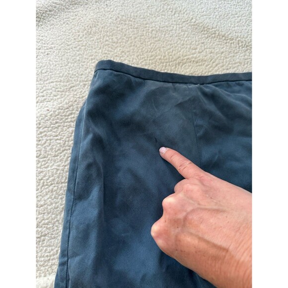 Eileen Fisher Maxi Skirt XL Gray Steel Silk Fairy Romantic Quiet Luxury READ - Picture 9 of 13